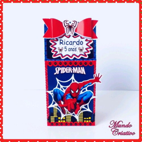 Caixa Milk Homem Aranha