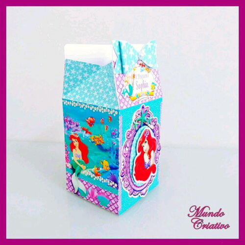 Caixa Milk Pequena Sereia