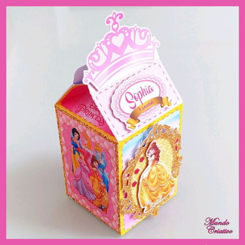 Caixa Milk Princesa Bela