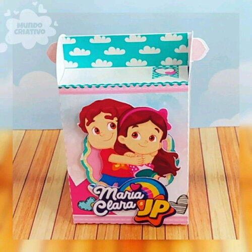 Caixa Personalizada Maria Clara e JP