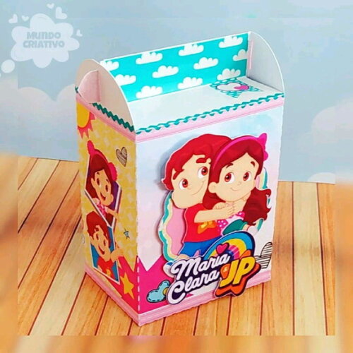 Caixa Personalizada Maria Clara e JP