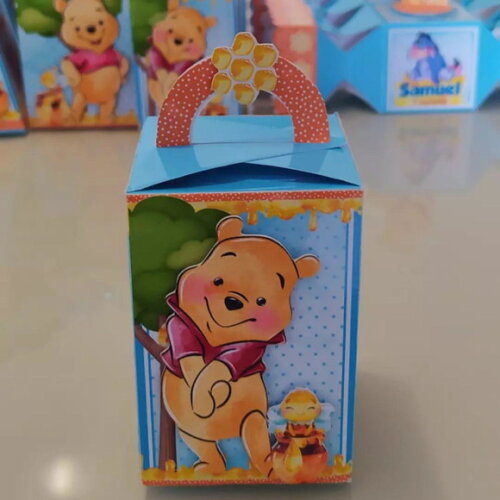 Caixa Personalizada Ursinho Pooh