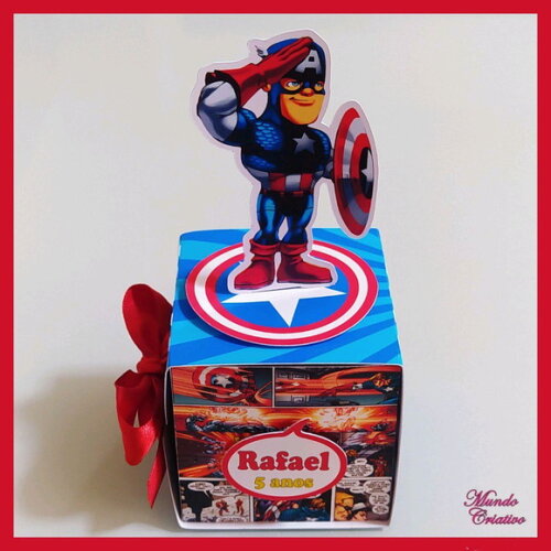 Caixa Personalizada Vingadores