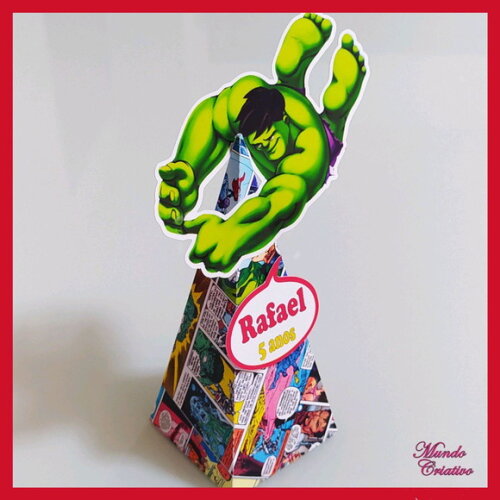 Caixa Pirâmide Hulk