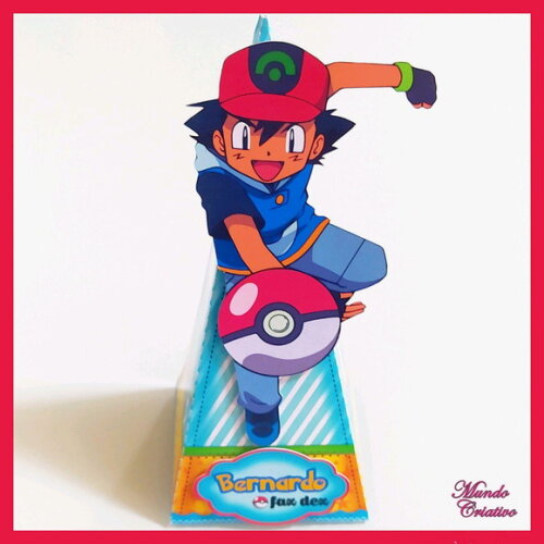 Caixa Pirâmide Pokemon
