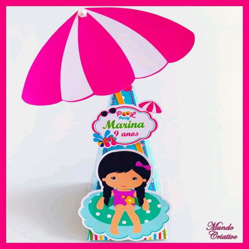 Caixa Pirâmide Pool Party