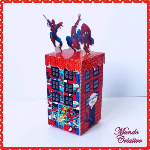 Caixa Prédio Homem Aranha