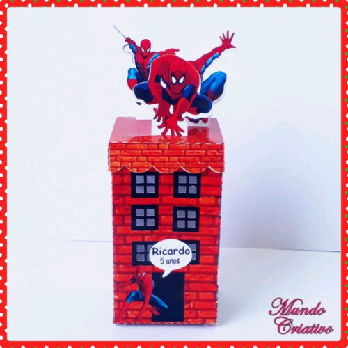 Caixa Prédio Homem Aranha