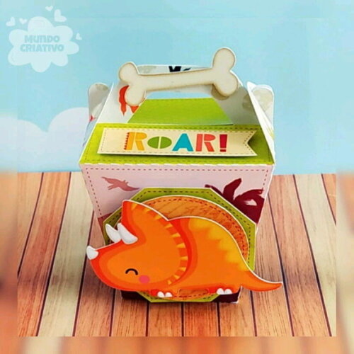 Caixa Sushi Dinossauro Baby