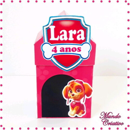 Casinha Patrulha Canina Rosa