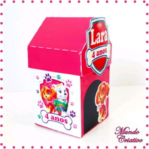 Casinha Patrulha Canina Rosa