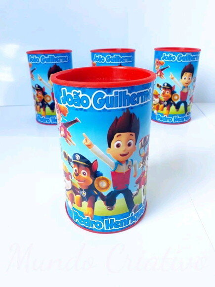 Cofrinho Personalizado Patrulha Canina
