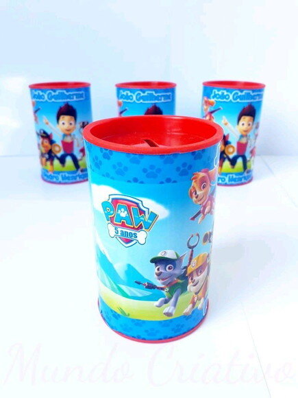 Cofrinho Personalizado Patrulha Canina