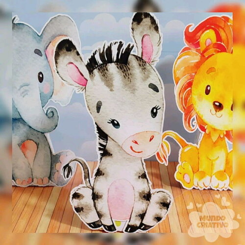Display de Mesa Tema Safari