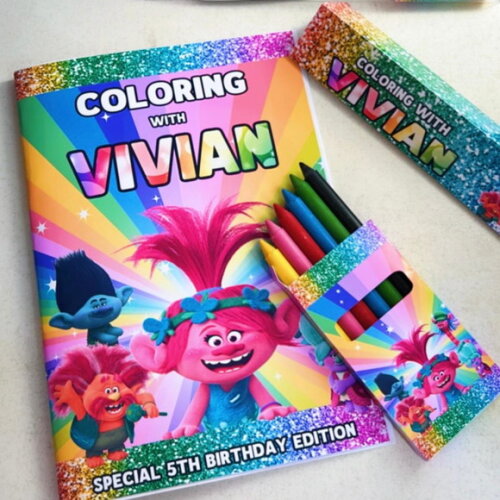 Kit Colorir Trolls