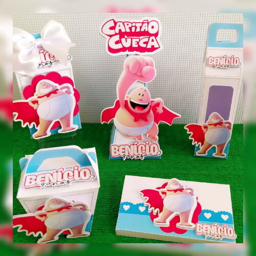 Kit Festa Capitão Cueca