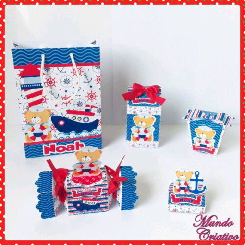 Kit Festa Urso Marinheiro