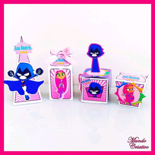 Kit Jovens Titãs Rosa