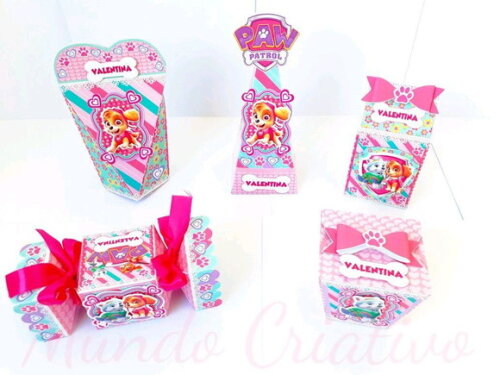 Kit Personalizados Patrulha Canina Rosa