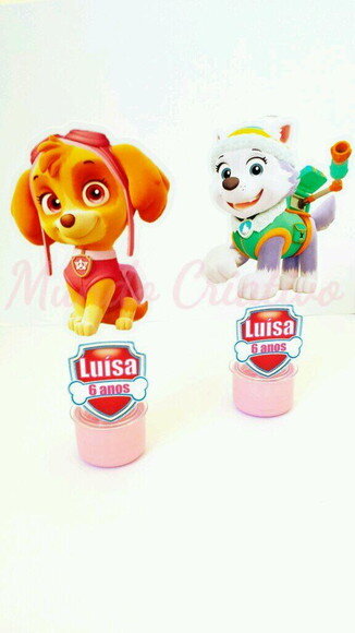 Kit Personalizados Patrulha Canina Rosa