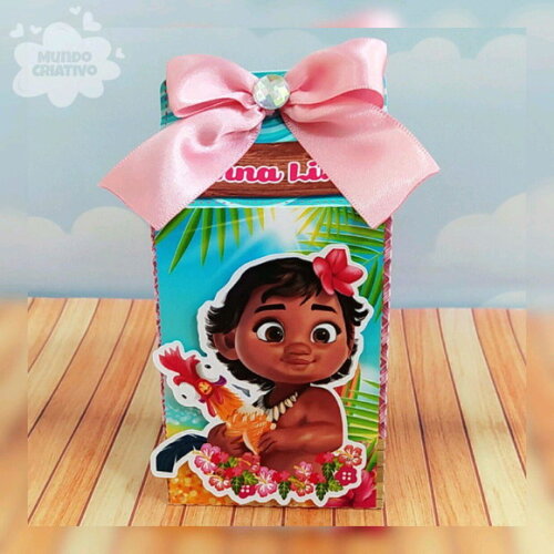 Lembrancinha Caixa Milk Moana Baby