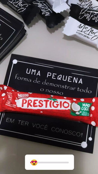 Lembrancinha Chocolate