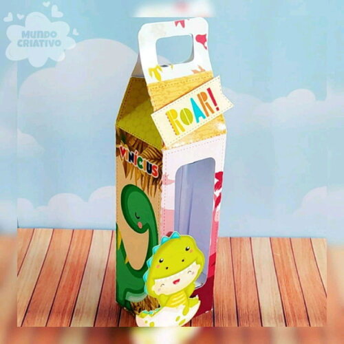 Porta Tubete Dinossauro Baby