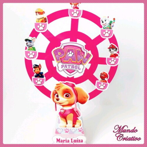 Roda Gigante Patrulha Canina Menina