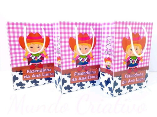 Sacolinha Fazendinha Menina