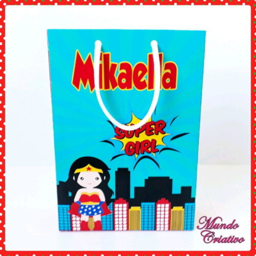 Sacolinha Mulher Maravilha