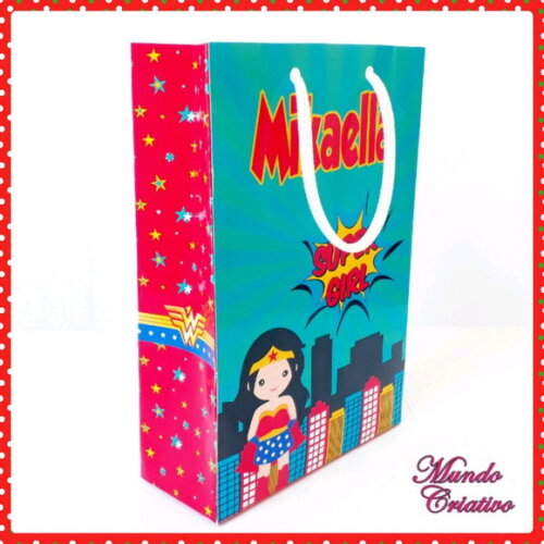 Sacolinha Mulher Maravilha