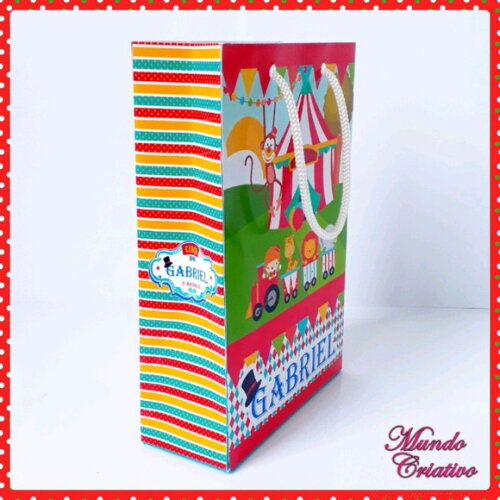 Sacolinha Personalizada Circo