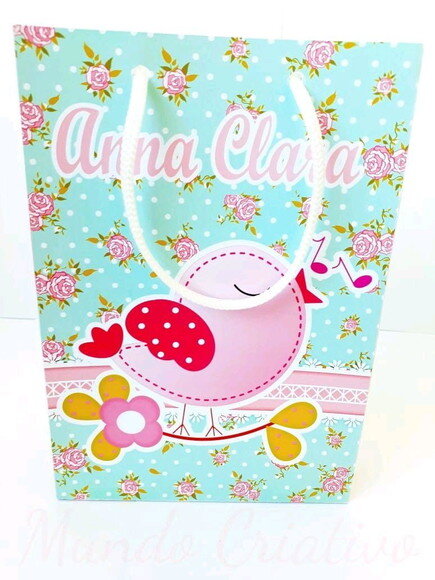 Sacolinha Personalizada Jardim Encantado