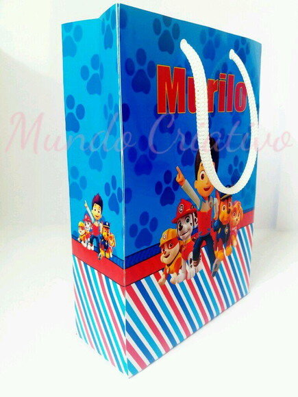 Sacolinha Personalizada Patrulha Canina