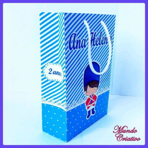 Sacolinha Personalizada Soldadinho de Chumbo