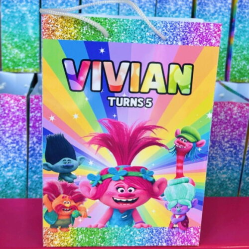 Sacolinha Personalizada Trolls