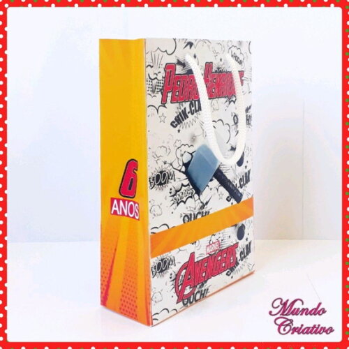 Sacolinha Personalizada Vingadores