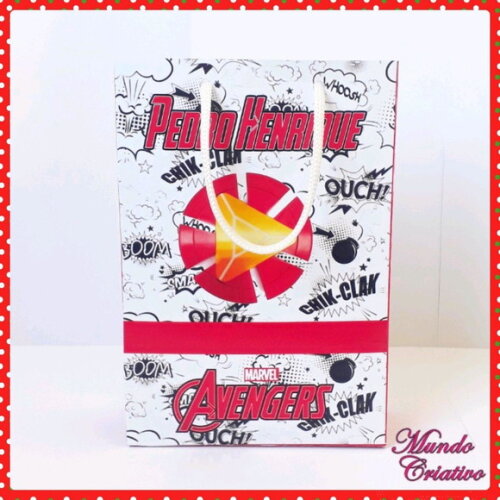 Sacolinha Personalizada Vingadores