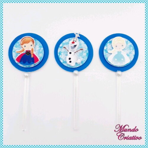 Toppers para docinho Frozen