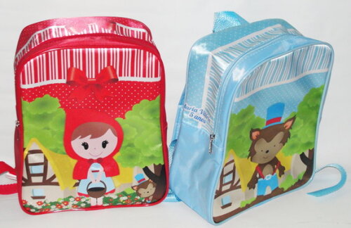 Mochila Chapeuzinho Lobo Mal