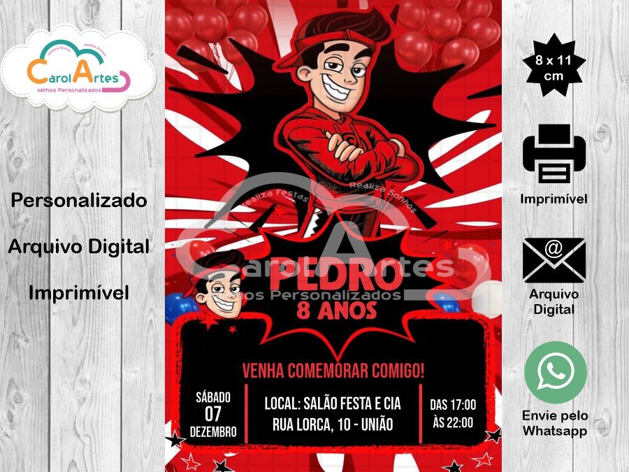 Convite Digital Enaldinho 01