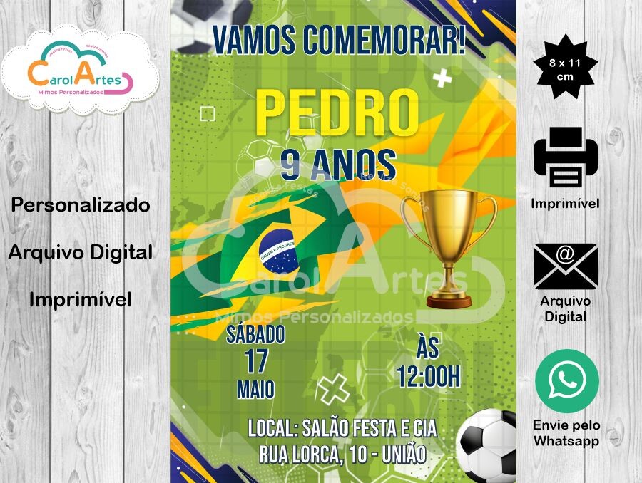 Convite Digital Futebol Brasil 05