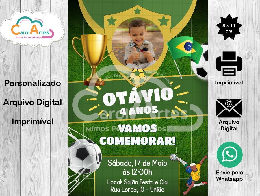 Convite Digital Futebol Brasil 06