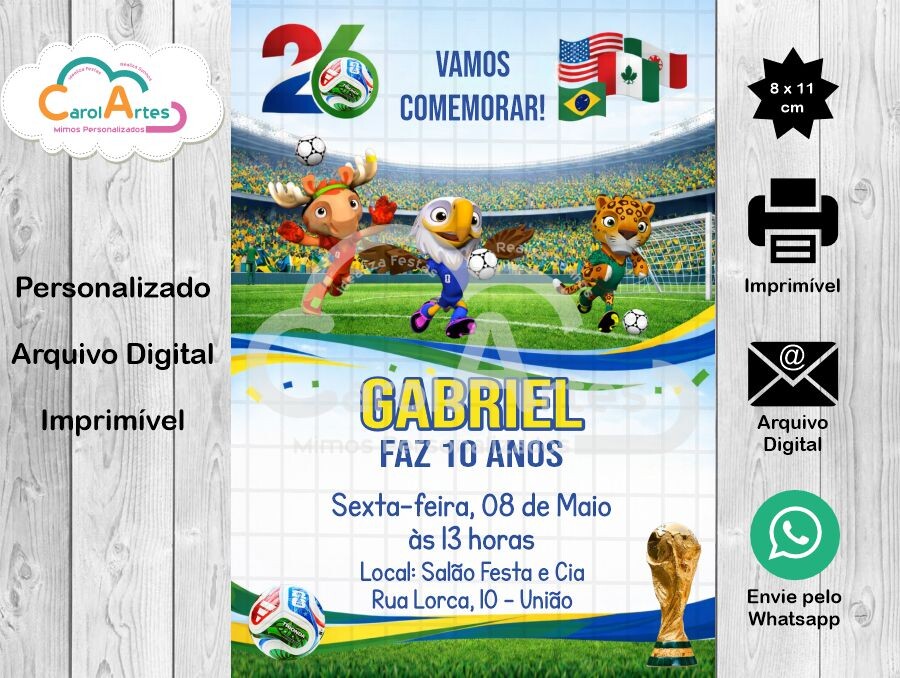 Convite Digital Futebol Brasil 09