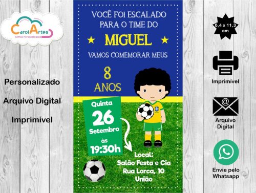 Convite Digital Futebol Brasil 01