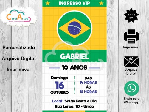Convite Digital Futebol Brasil 02