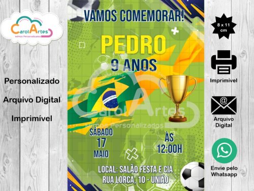 Convite Digital Futebol Brasil 05