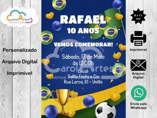 Convite Digital Futebol Brasil 07
