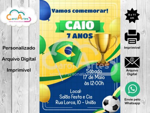 Convite Digital Futebol Brasil 08