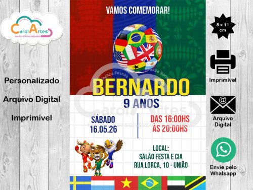 Convite Digital Futebol Brasil 13